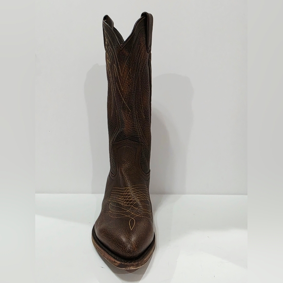 Frye BILLY 77689 Brown Boot Cowboy Western Leather Pull On Ride Women 5.5 B Used - Picture 14 of 16